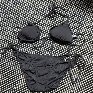 Abercrombie & Fitch vintage Black Bikini Set